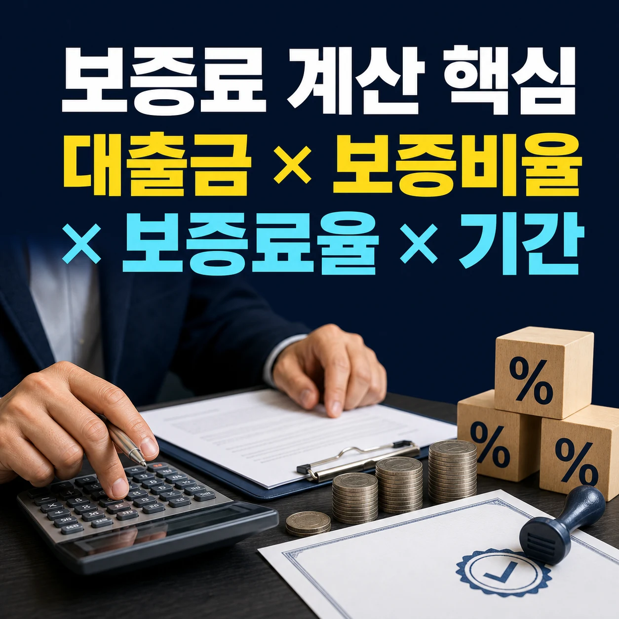 신용보증재단 보증료 대출금 보증비율 보증료율 보증기간 계산식 카드뉴스