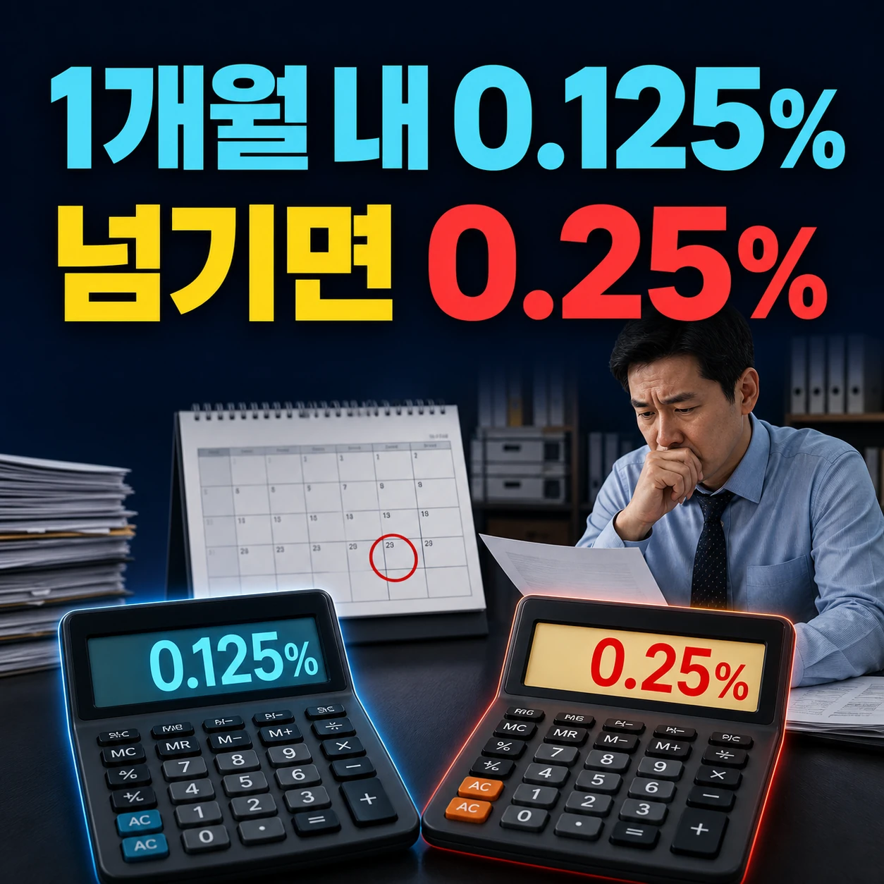 일용근로소득 지급명세서 지연제출 0.125%와 미제출 0.25% 가산세 비교 카드뉴스