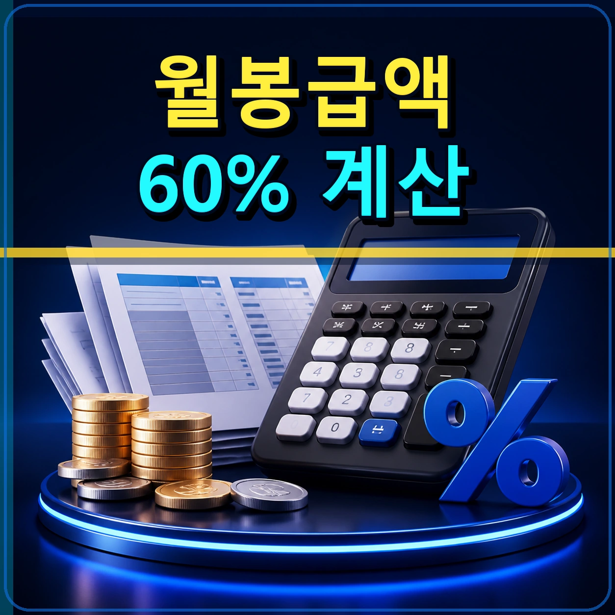 공무원명절휴가비 월봉급액 60퍼센트 계산법