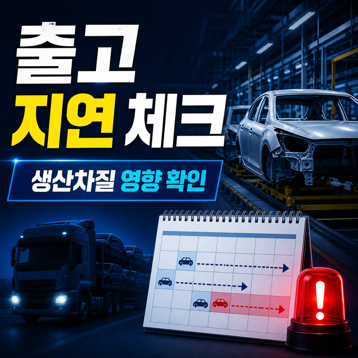현대자동차 파업 출고 지연 생산차질 영향 확인 카드뉴스