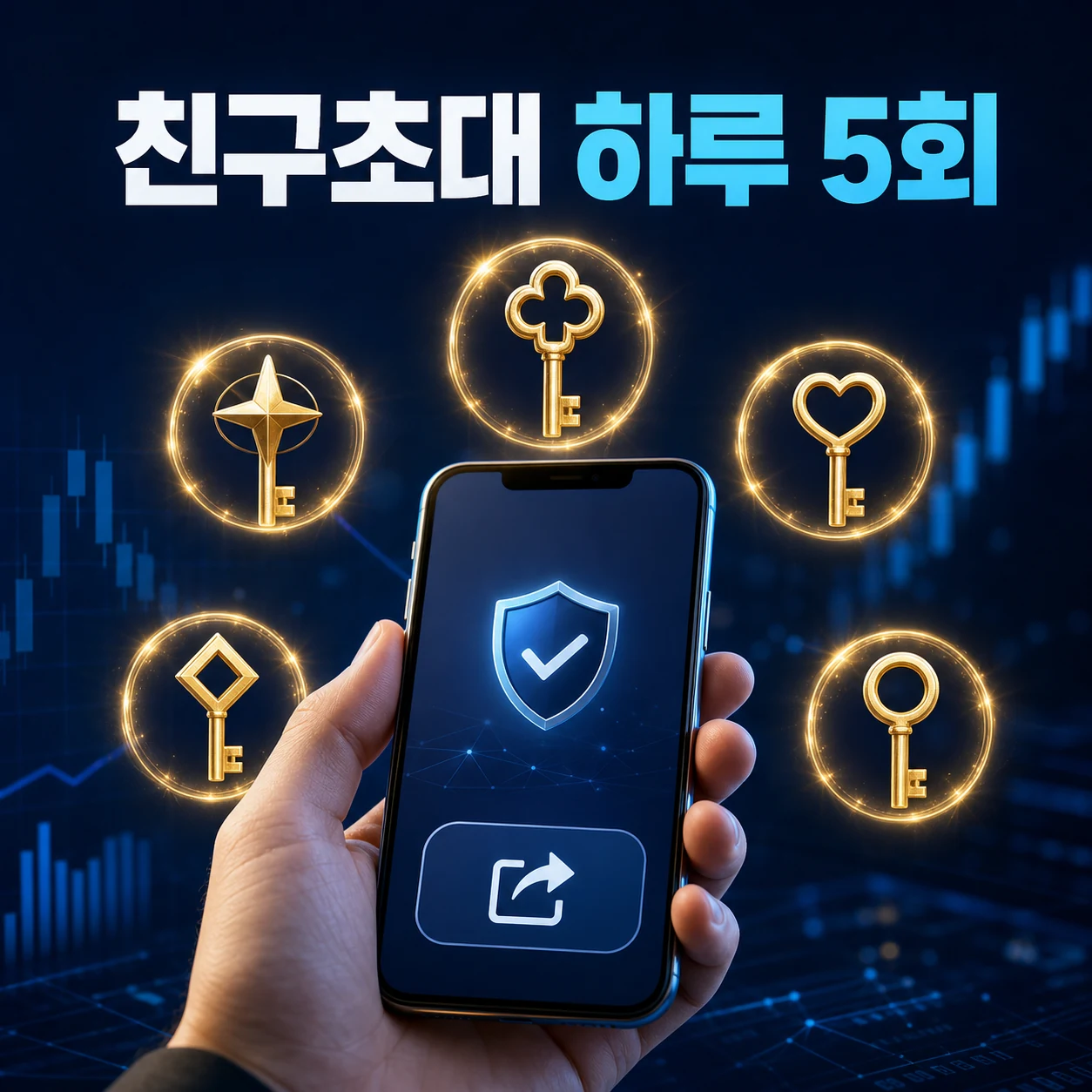 키움증권 보물상자 친구초대 링크 하루 최대 5회 열쇠 수령 카드뉴스