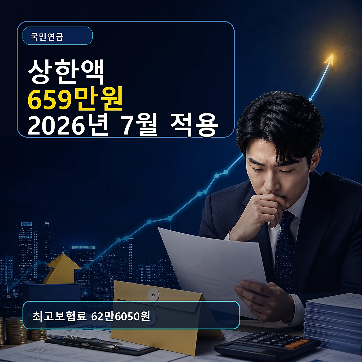 국민연금 상한액 659만원 2026년 7월 적용 카드뉴스