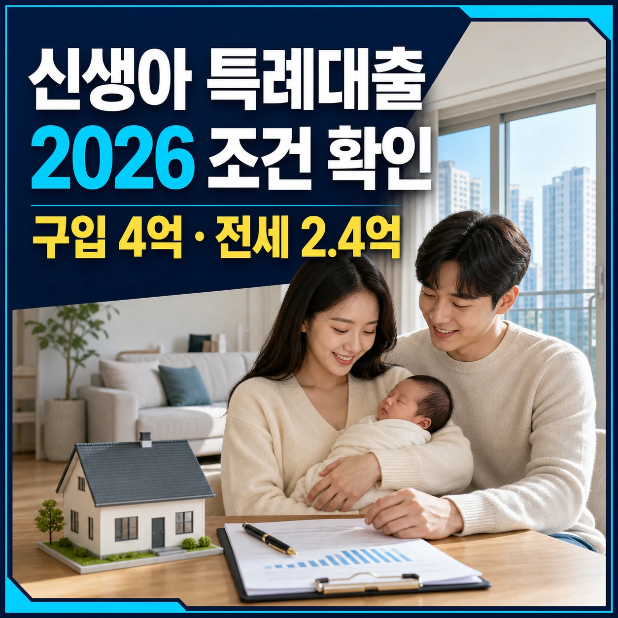 2026 신생아 특례대출 조건 비교 바뀐 한도, 소득 우대 금리 1주택 대환 신청