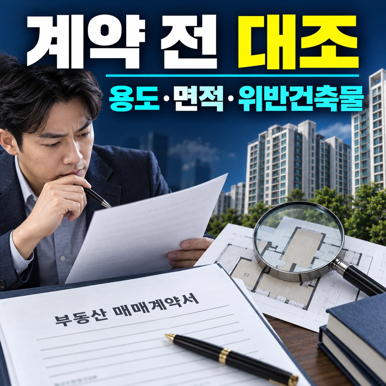 부동산 계약 전 건축물대장 용도 면적 위반건축물 대조 카드뉴스