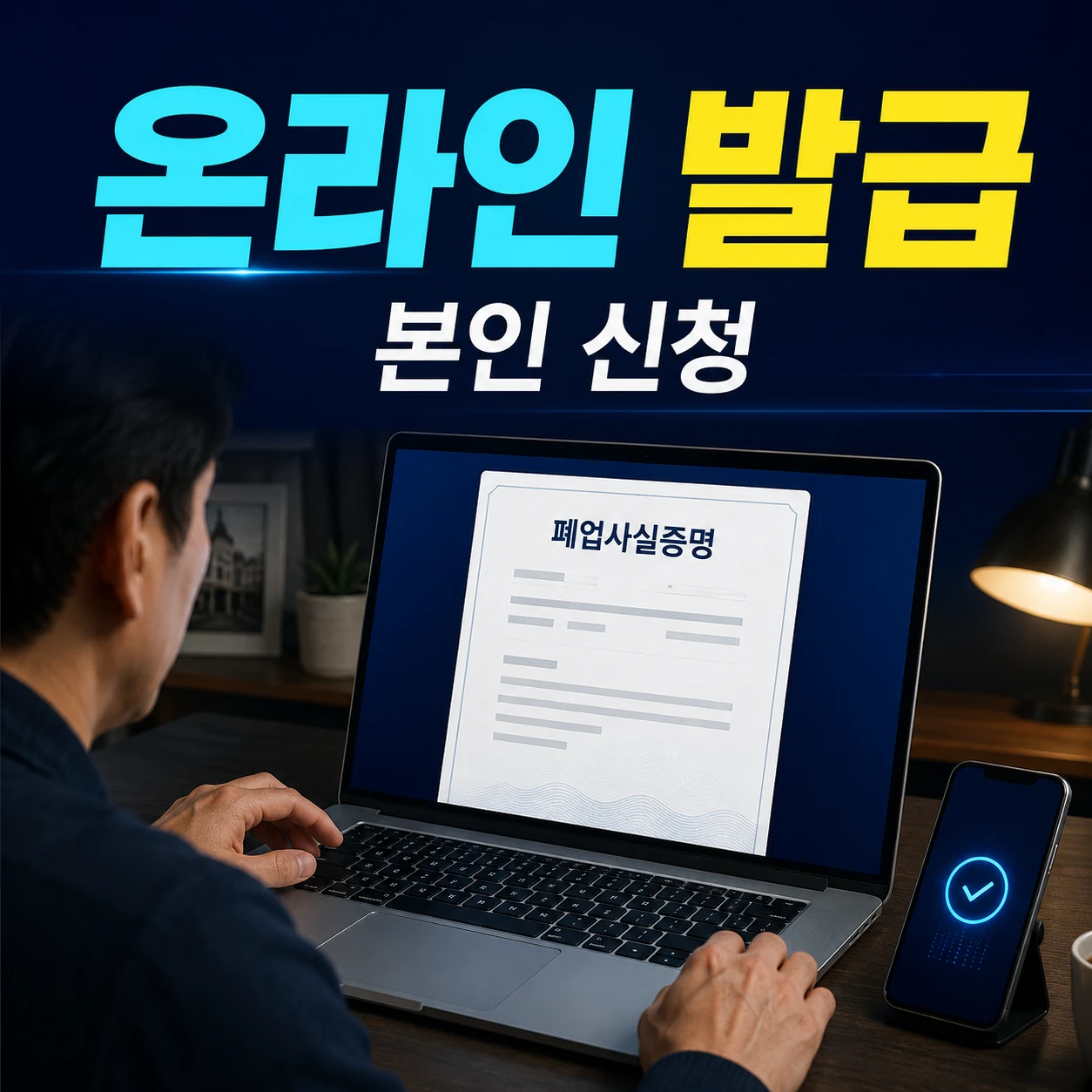 폐업사실증명원 발급방법, 홈택스 정부24 인터넷 발급 무인발급기 대리인 서류