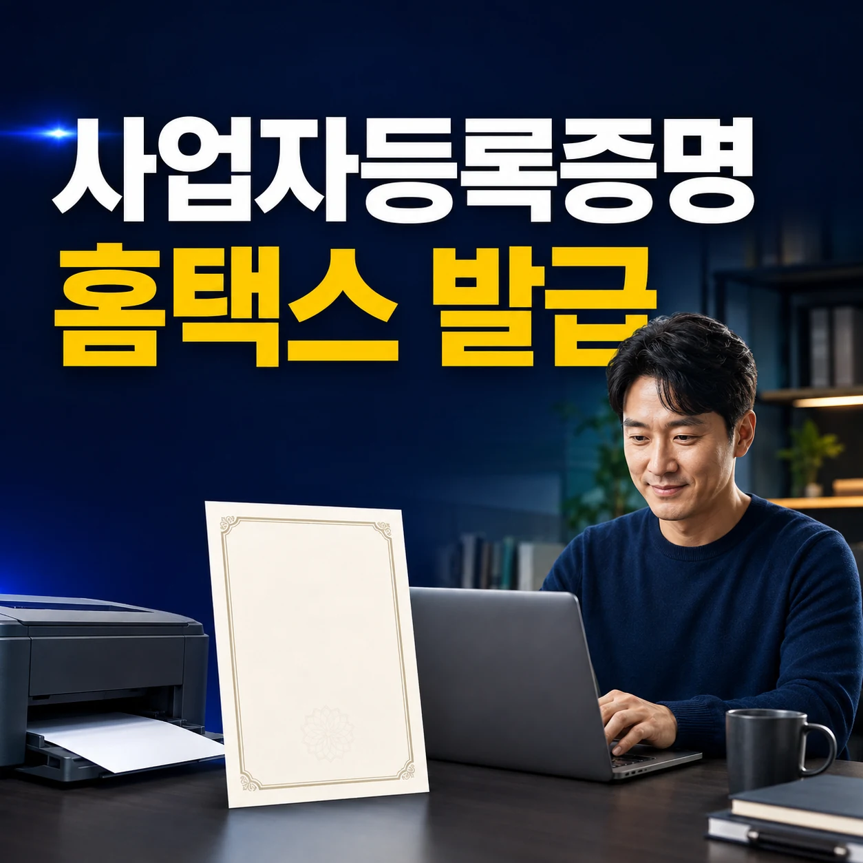 2026 사업자등록증명원 인터넷 발급 방법, 온라인 홈택스 정부24 PDF와 사업자등록증 차이