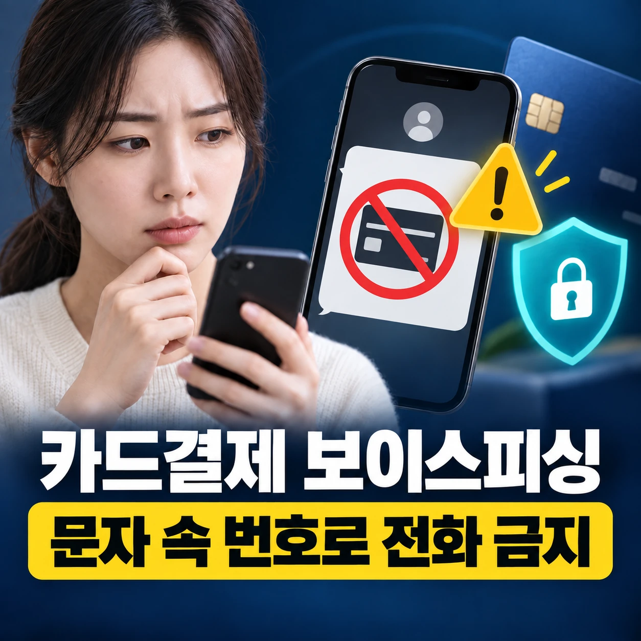 카드결제 보이스피싱 문자 받았을 때, 결제 확인 카드정지 112 신고 순서