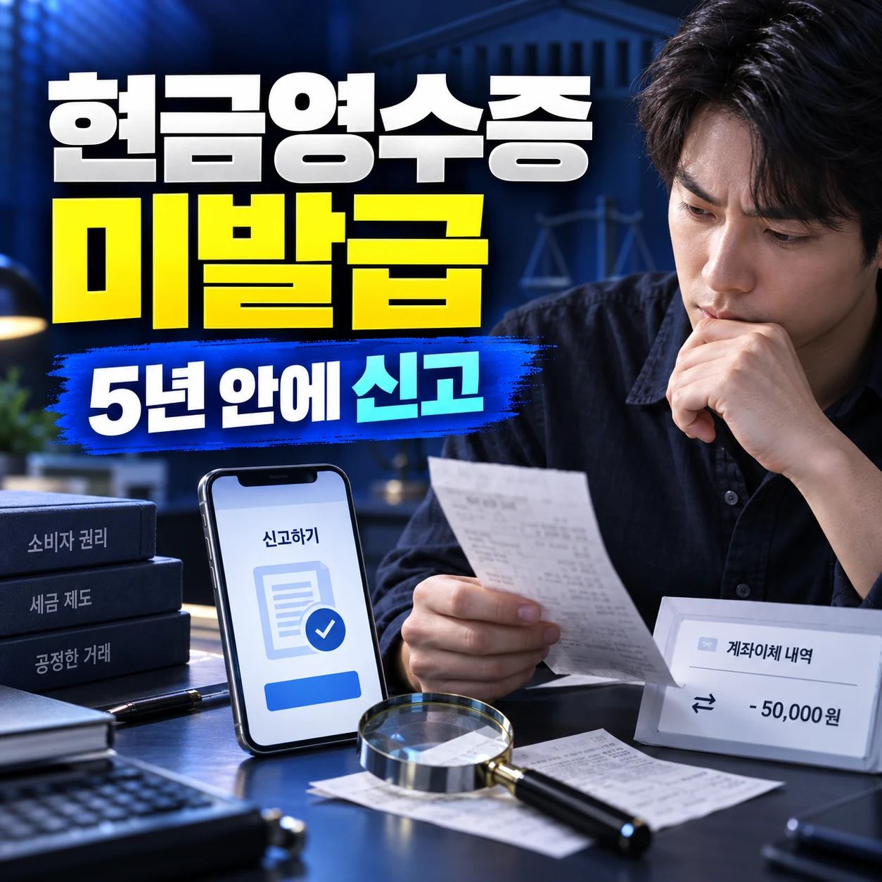 현금영수증 미발행 신고 유형 확인, 홈택스 미발급 발급 거부 5년 포상금