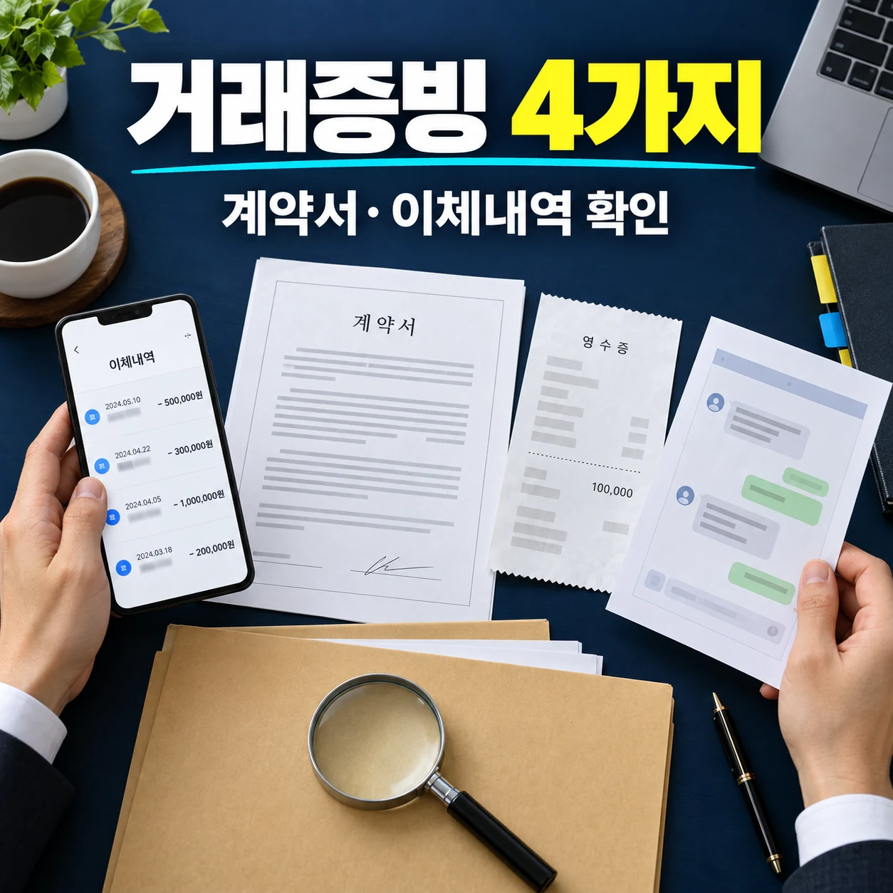 현금영수증 미발급 신고 계약서 계좌이체내역 거래증빙 카드뉴스