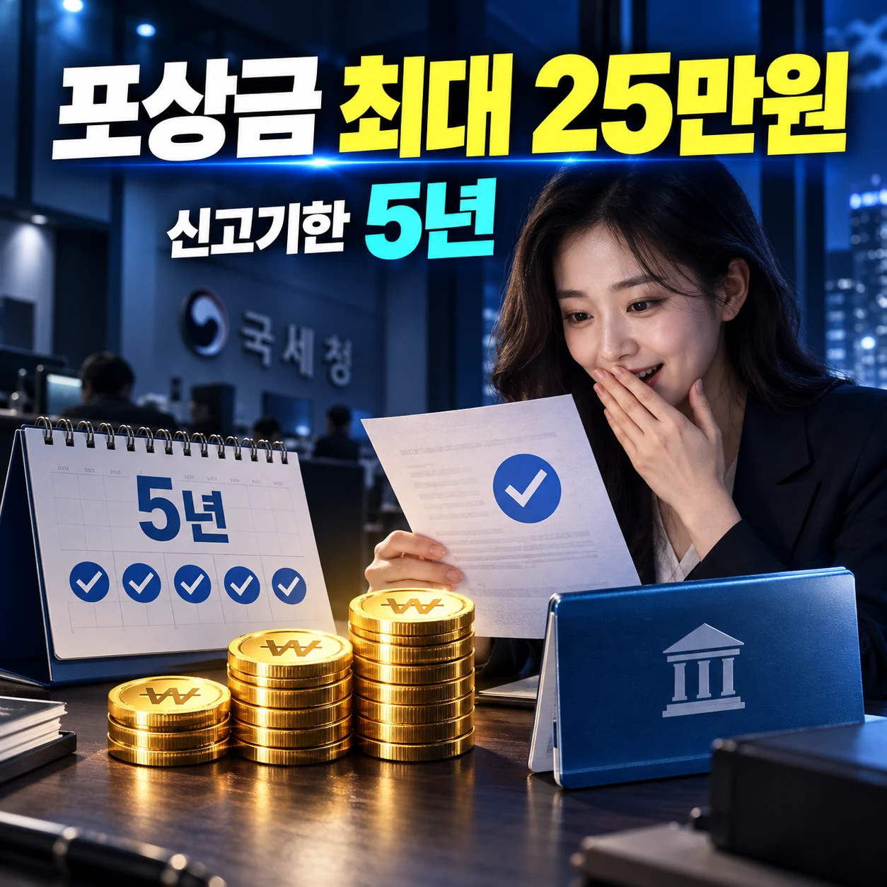현금영수증 미발급 신고 포상금 최대 25만원 신고기한 5년 카드뉴스