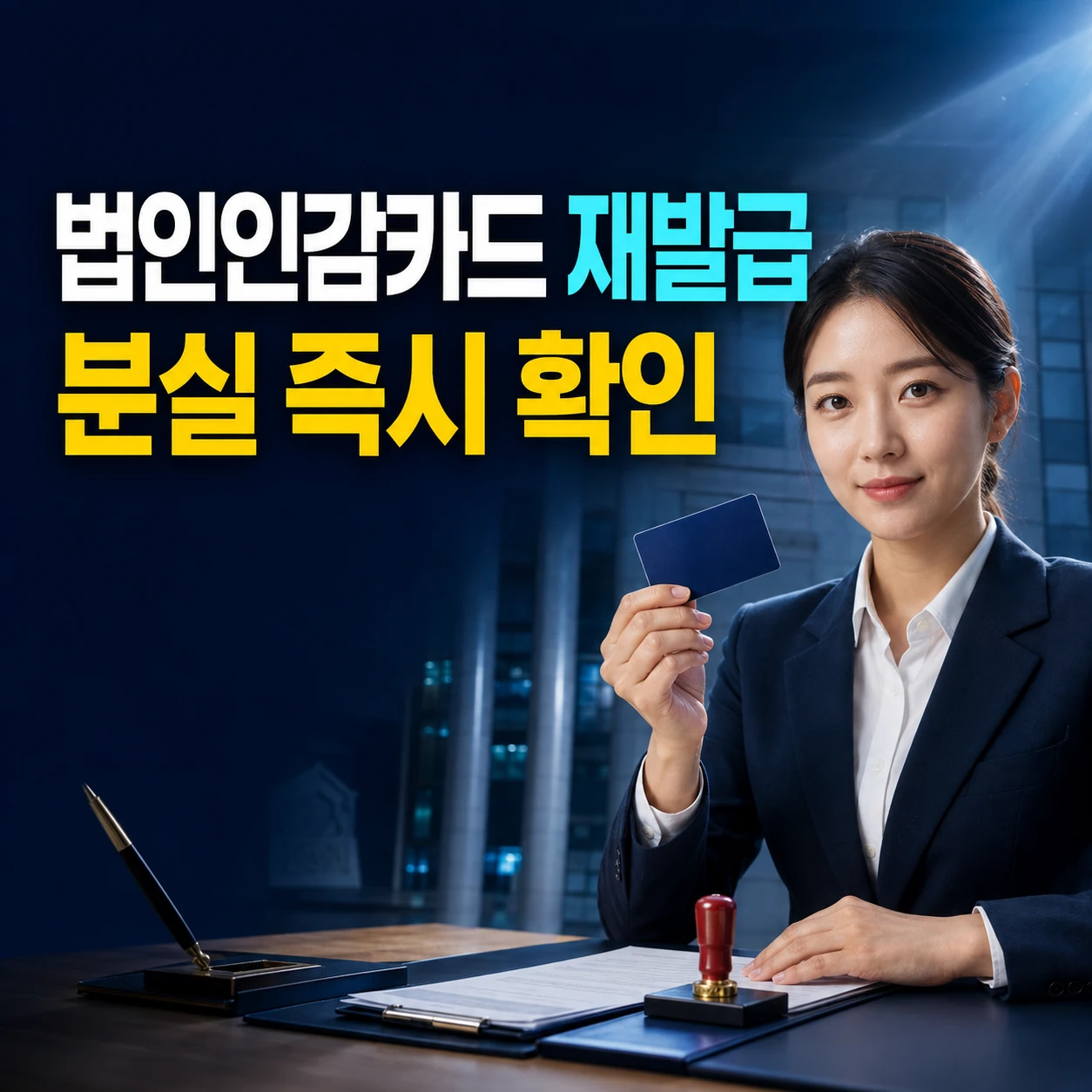 법인인감카드 재발급 5천원, 분실 비밀번호 찾기 모를 때 신청서 서류와 대리인 위임장