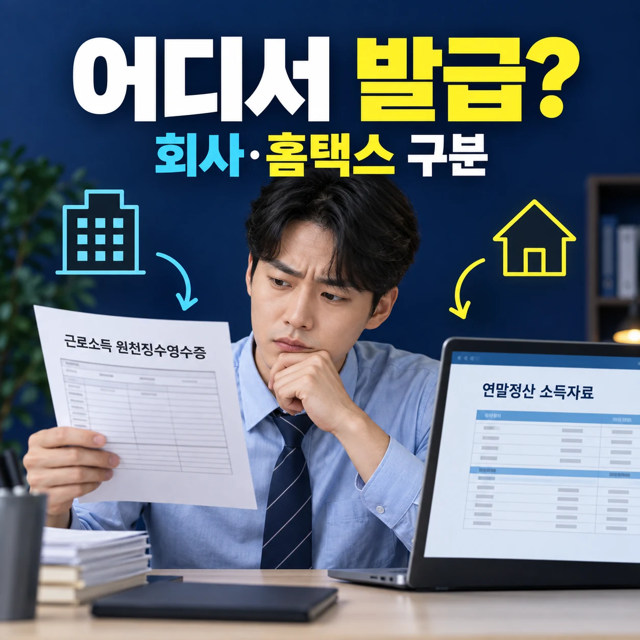 근로소득 원천징수영수증 회사 발급과 홈택스 지급명세서 조회 차이 카드뉴스