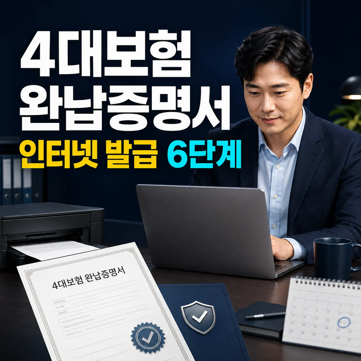 2026 4대보험 완납증명서 발급, 개인사업자 법인 인터넷 발급방법과 유효기간