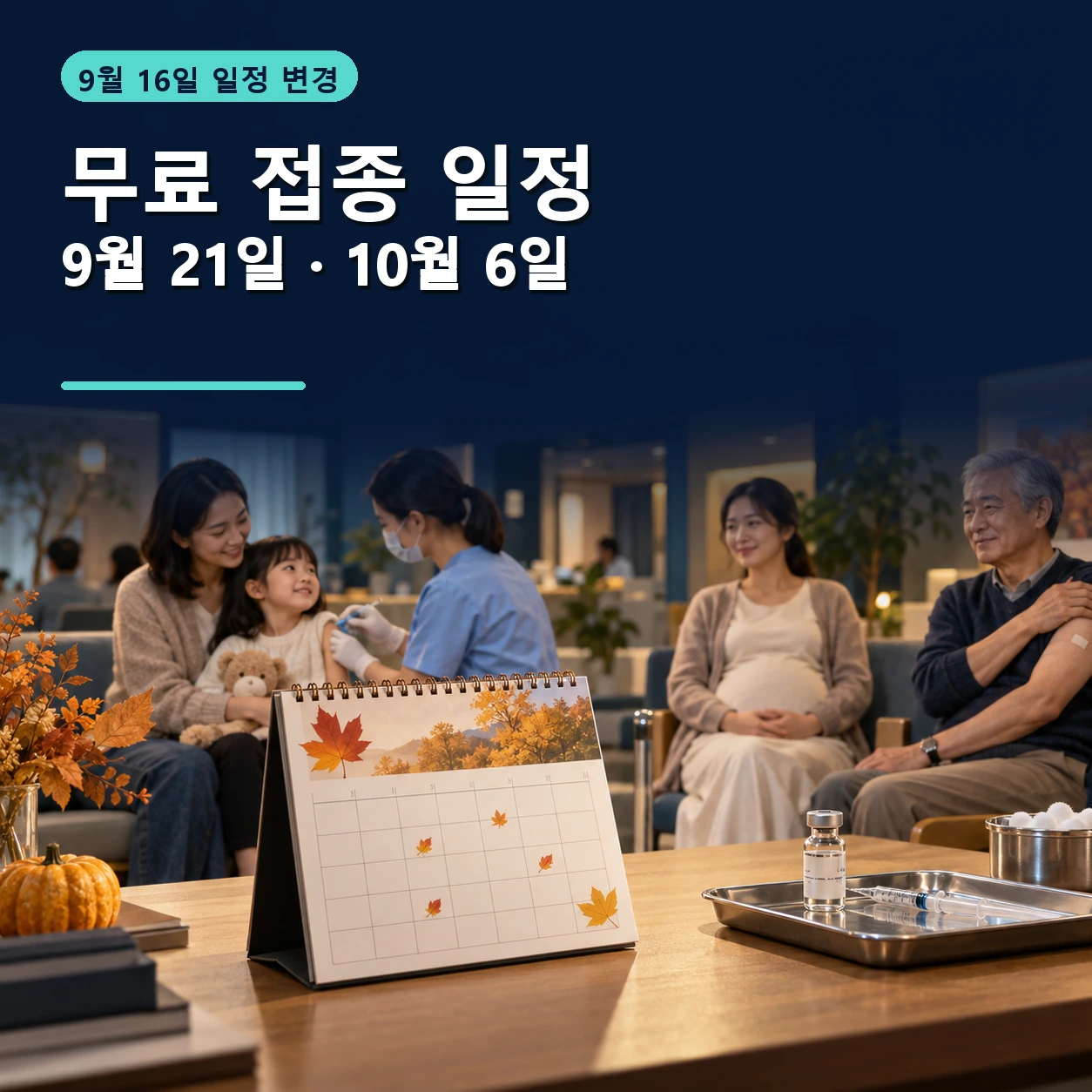 2026 독감 예방접종 무료 대상, 일정 병원 찾기 준비물
