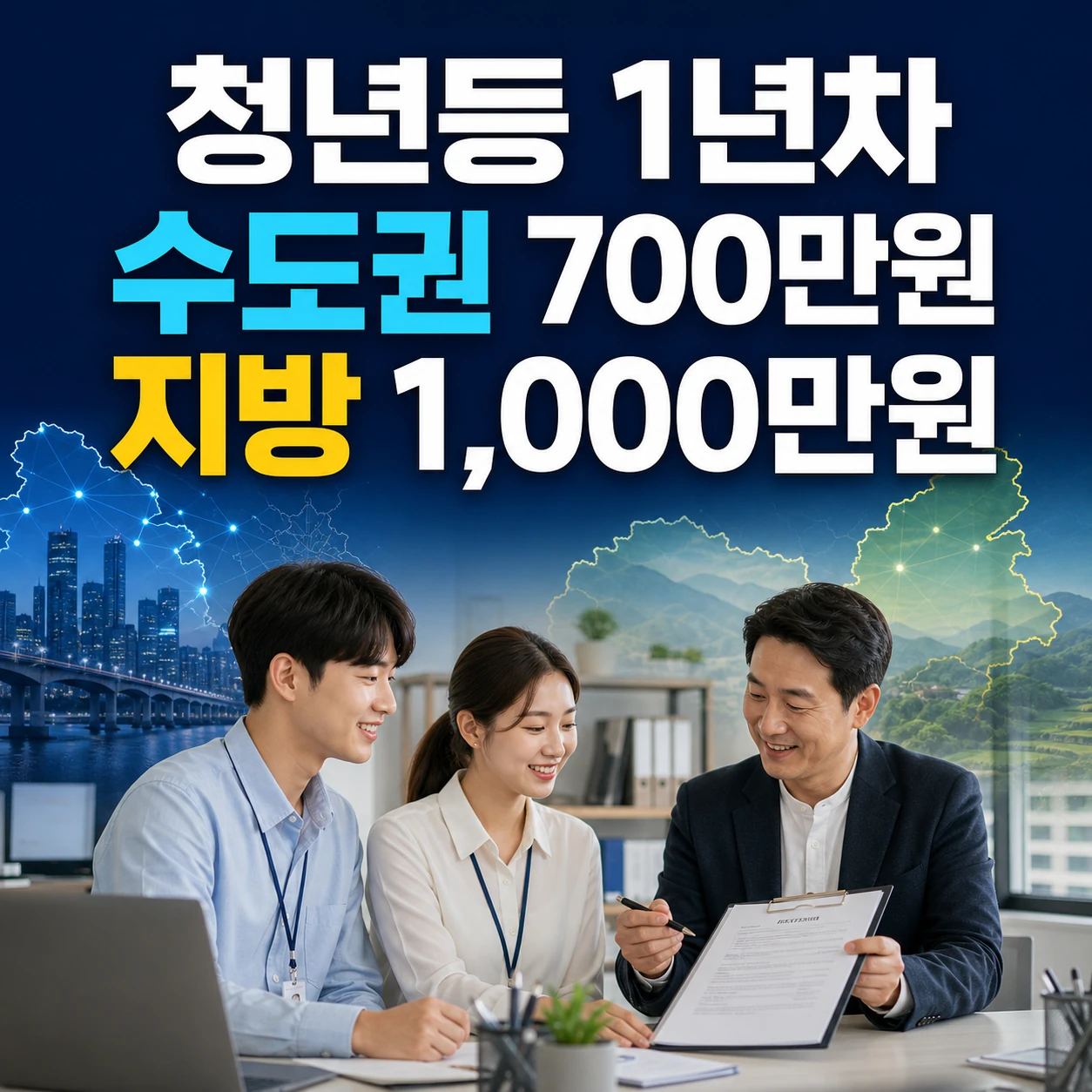 2026 통합고용세액공제 청년등 1년차 수도권 700만원 수도권 밖 1000만원 카드뉴스