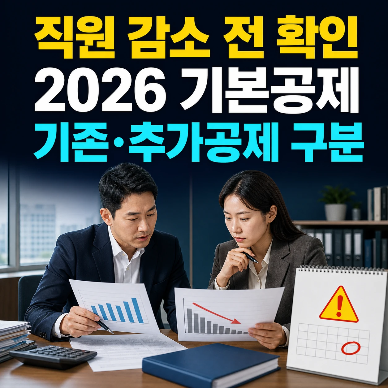2026 통합고용세액공제 직원 감소 전 기본공제와 추가공제 추징 구분 카드뉴스