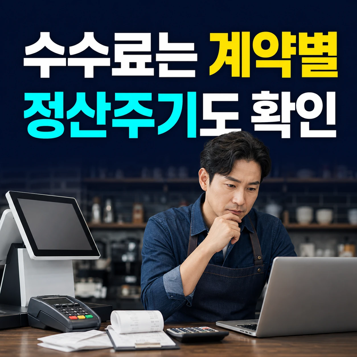 카카오페이 가맹점 수수료 온라인 오프라인 정산주기 확인 카드뉴스