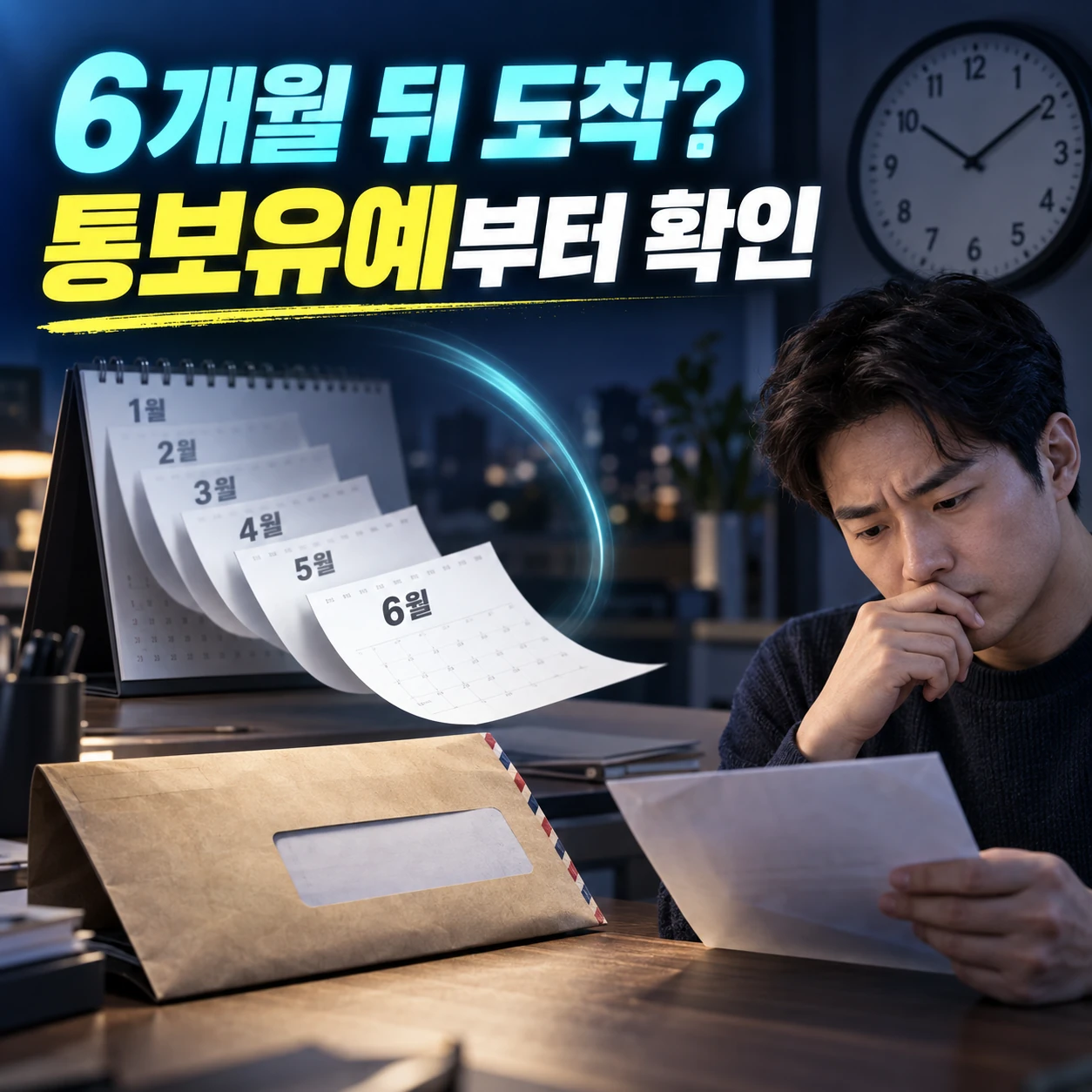 금융결제원 등기 6개월 뒤 도착과 금융거래정보 통보유예 확인 카드뉴스