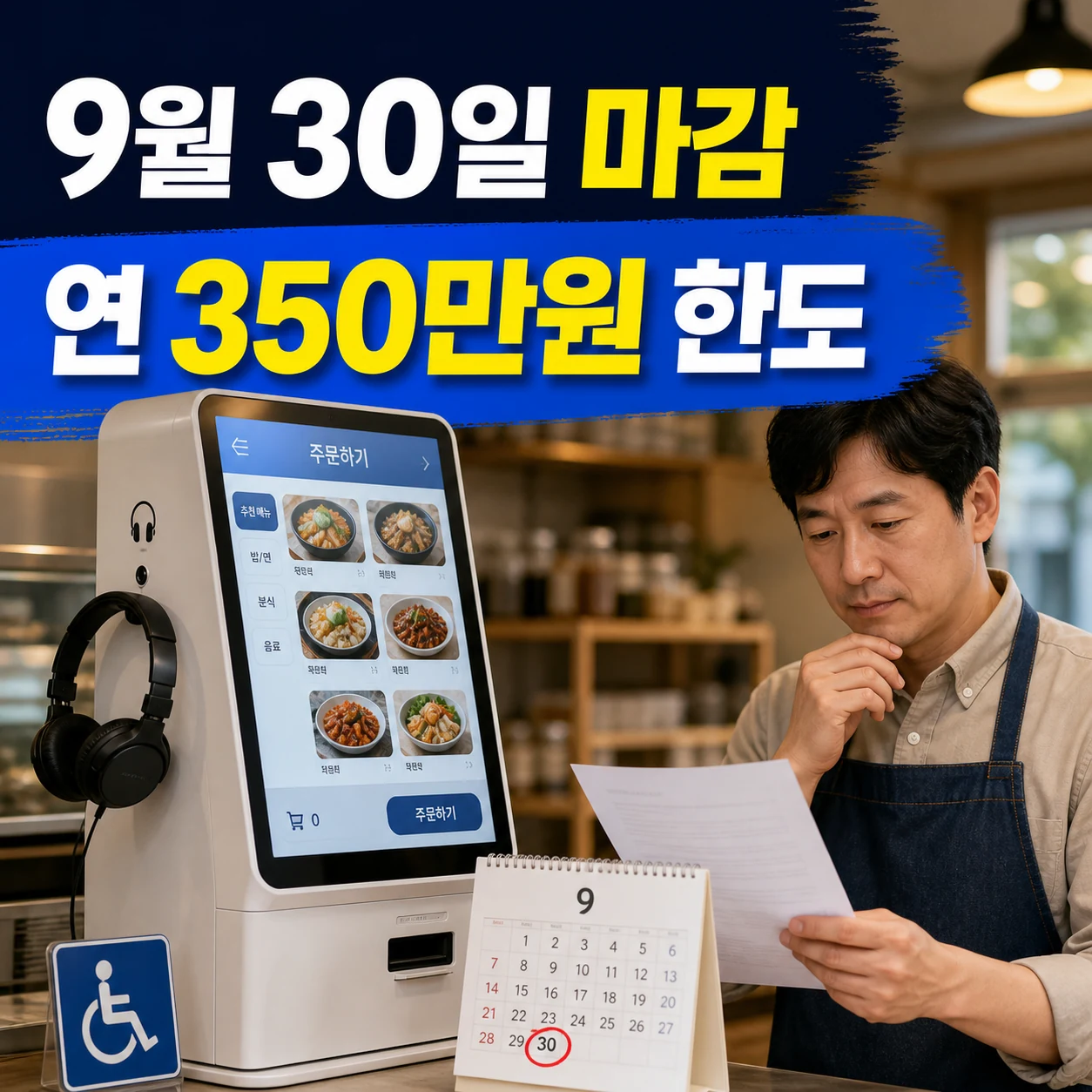키오스크 렌탈 계약 전 위약금 수수료 A/S 확인 카드뉴스
