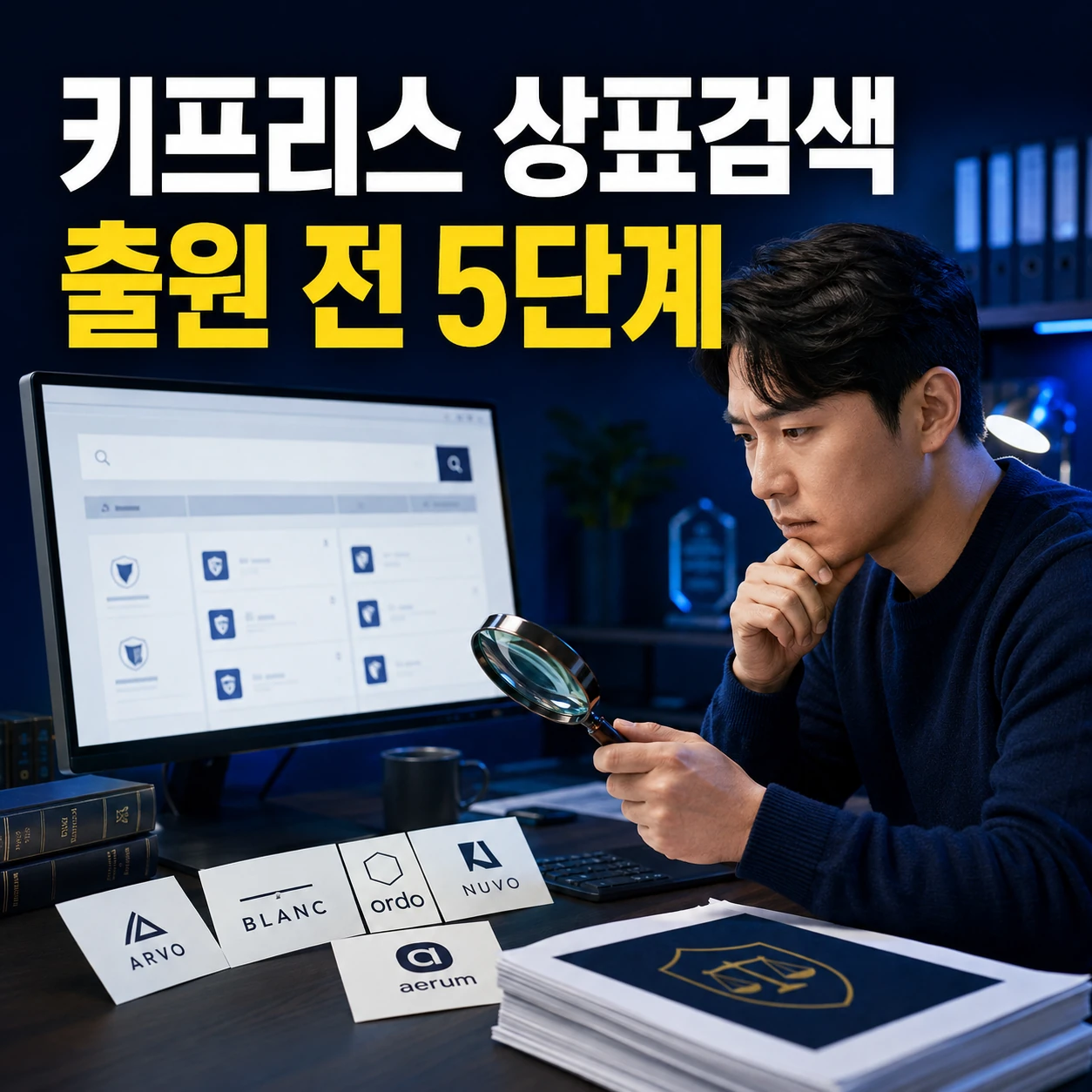 키프리스 상표검색 방법, 0건 오판 막는 유사상표 상품분류 조회