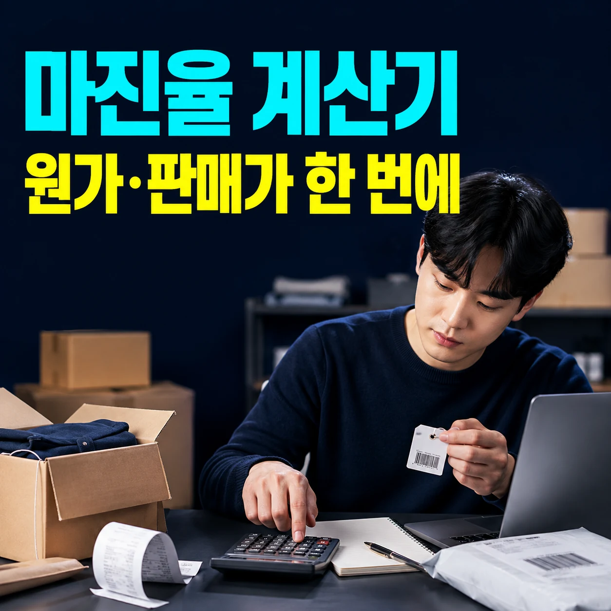 마진율 계산, 쇼핑몰 원가 판매가 수수료로 목표 판매가 계산기