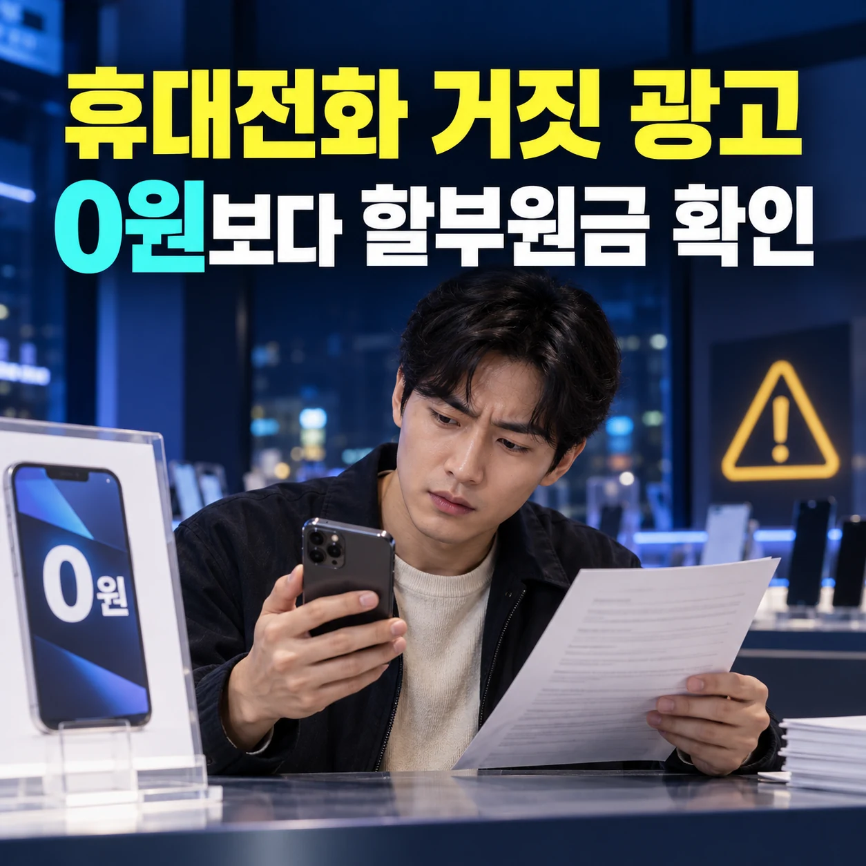 휴대전화 거짓 광고 구별법, 공짜폰 0원 조건과 신고 기한