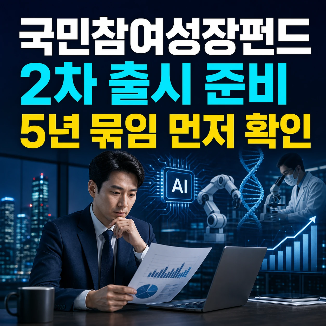 2026 국민참여성장펀드 2차 출시일, 서민형 50% 소득공제 가입 방법 5년 환매 제한