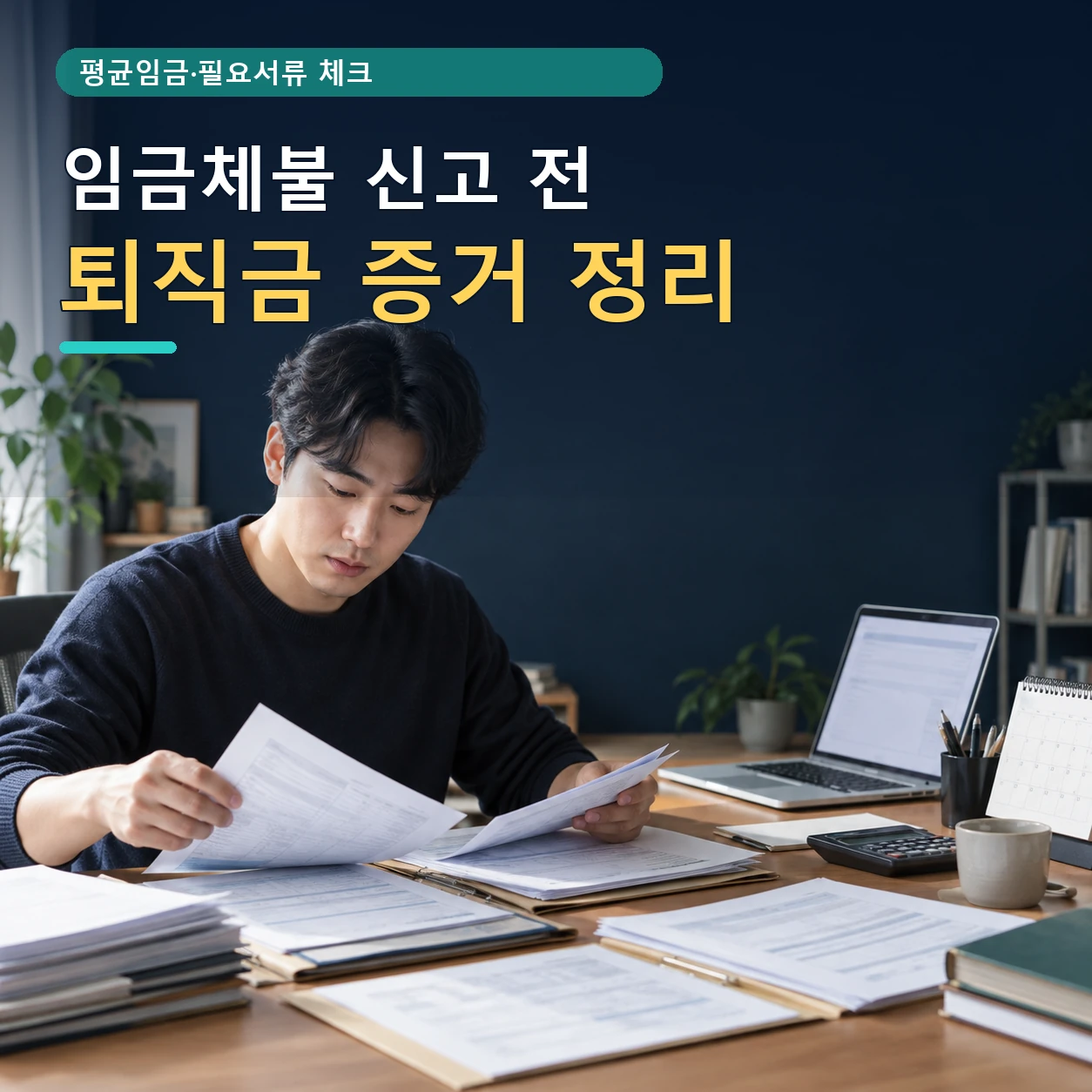 임금체불 신고 전 퇴직금 증거 정리 방법 확인, 평균임금 필요 기간 서류 절차 체크리스트