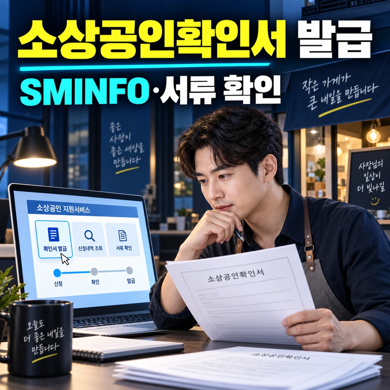 2026 소상공인확인서 발급｜SMINFO 신청·필요서류·착한임대인용 차이