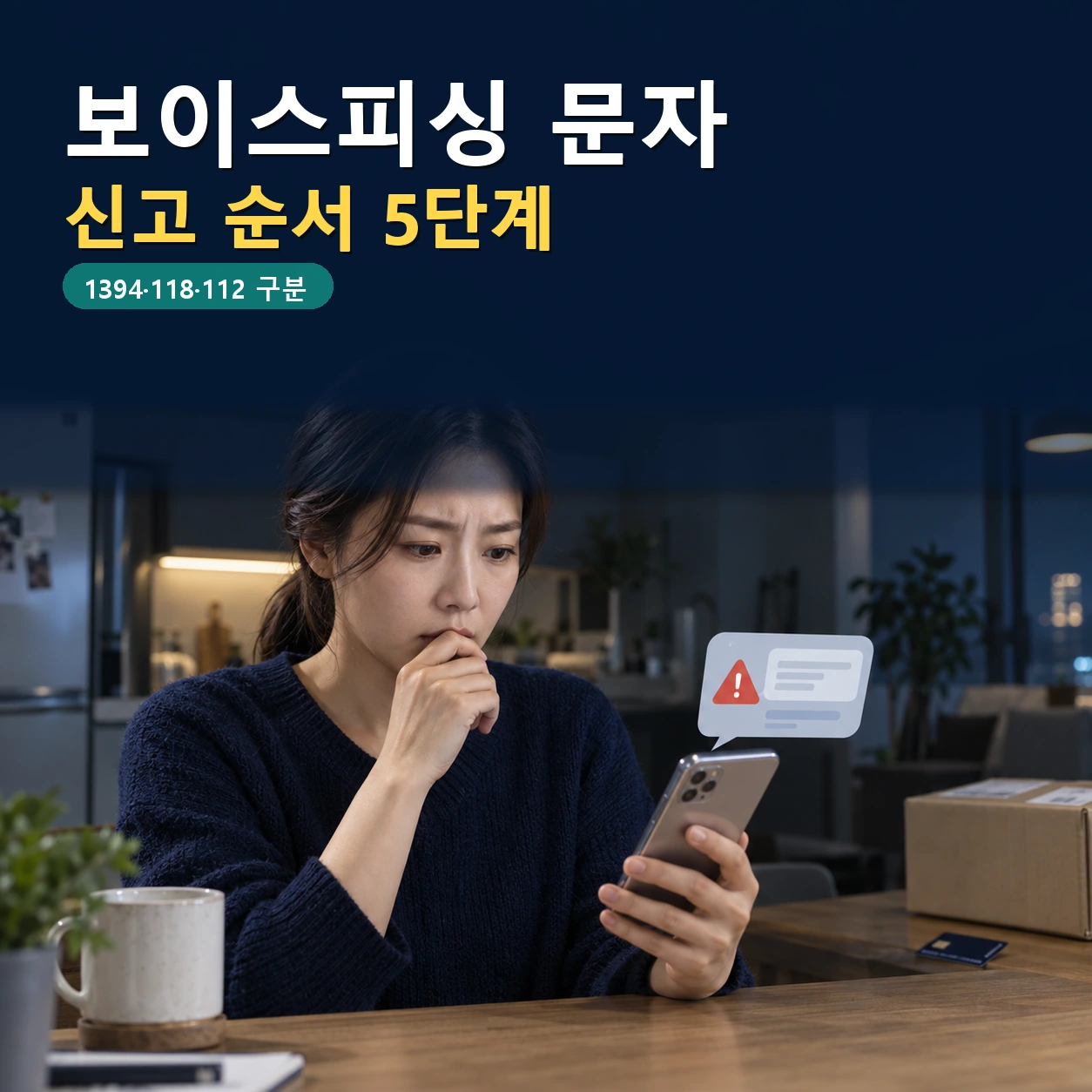 보이스피싱 의심 문자 전화번호 신고 순서, 1394 112 118 차이와 링크 클릭 계좌 정지 대처법