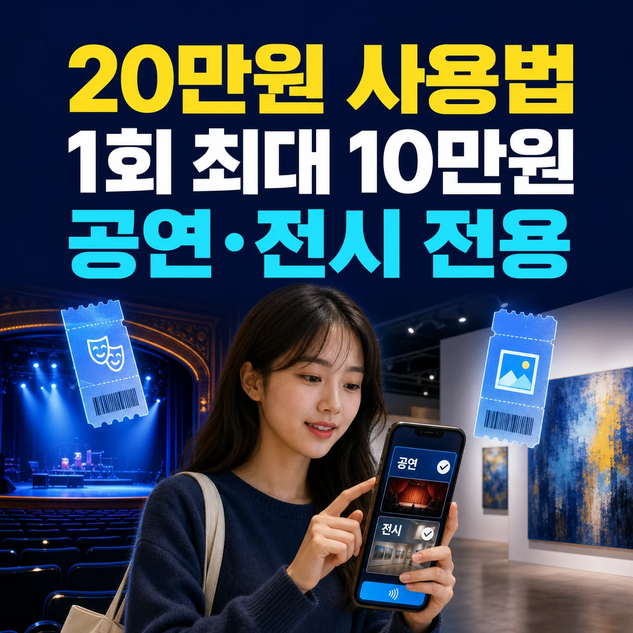 서울청년문화패스 20만원 사용처와 1회 10만원 결제한도 카드뉴스