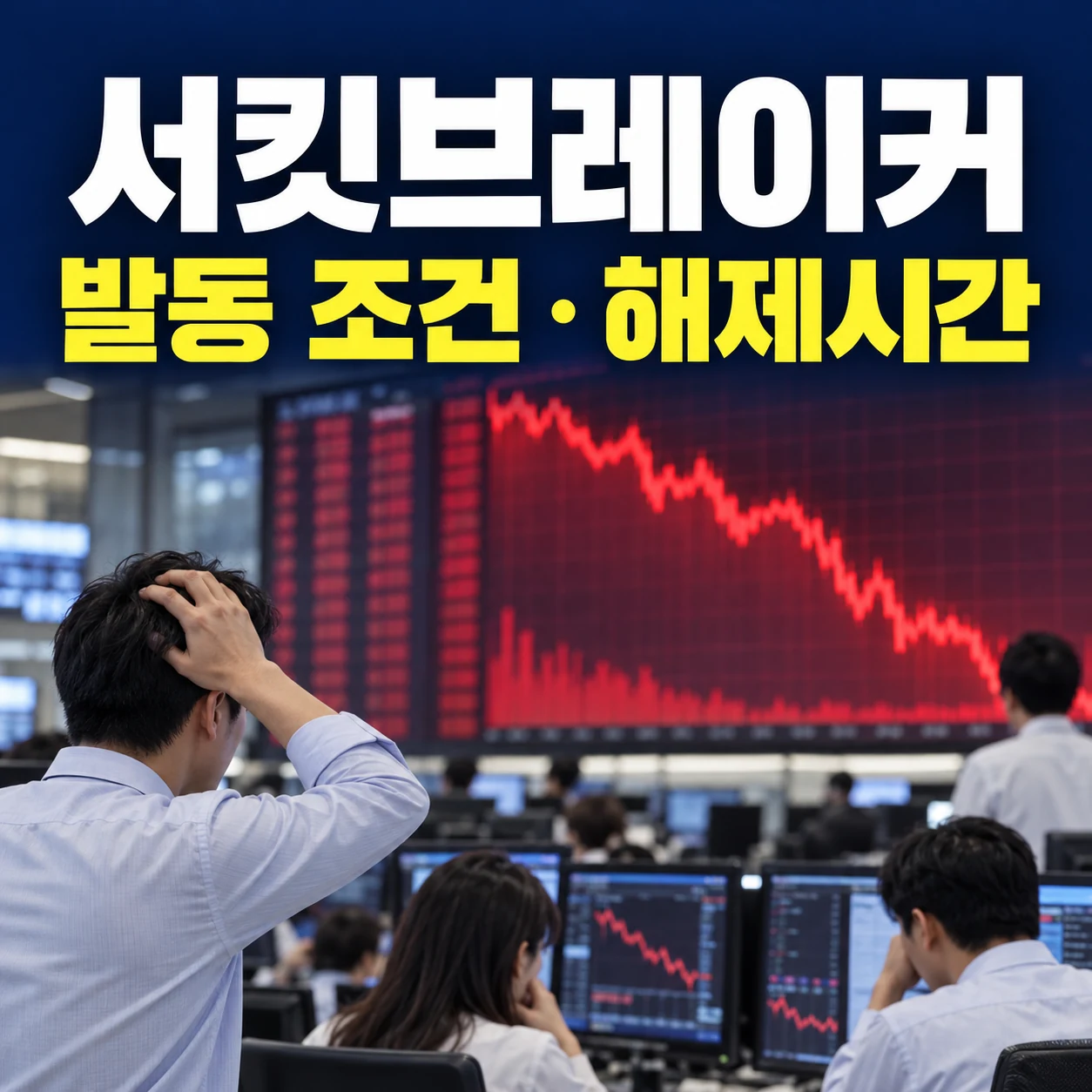 서킷브레이커 발동 조건, 해제시간과 주문 취소 기준