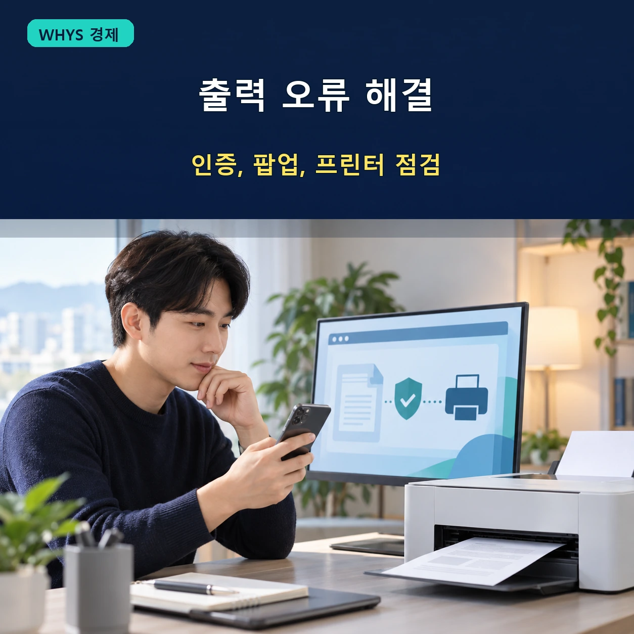 신용정보조회서 본인인증 보안 프로그램 프린터 출력 오류 해결 이미지