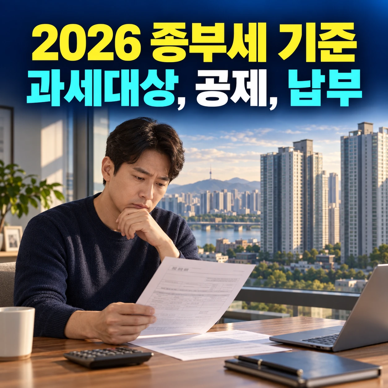 2026 종부세 과세대상, 1세대 1주택 공제와 공동명의 납부기간