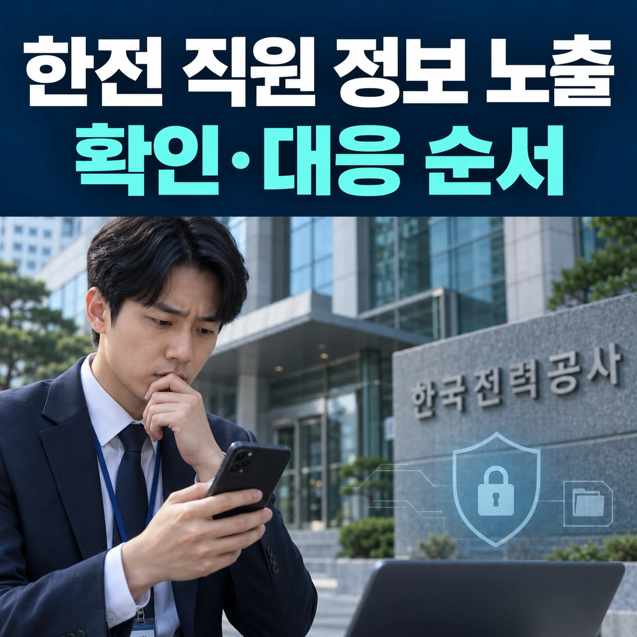 한전 개인정보 노출 확인 방법, 직원 통지 대상과 고객정보 구분 후 조치