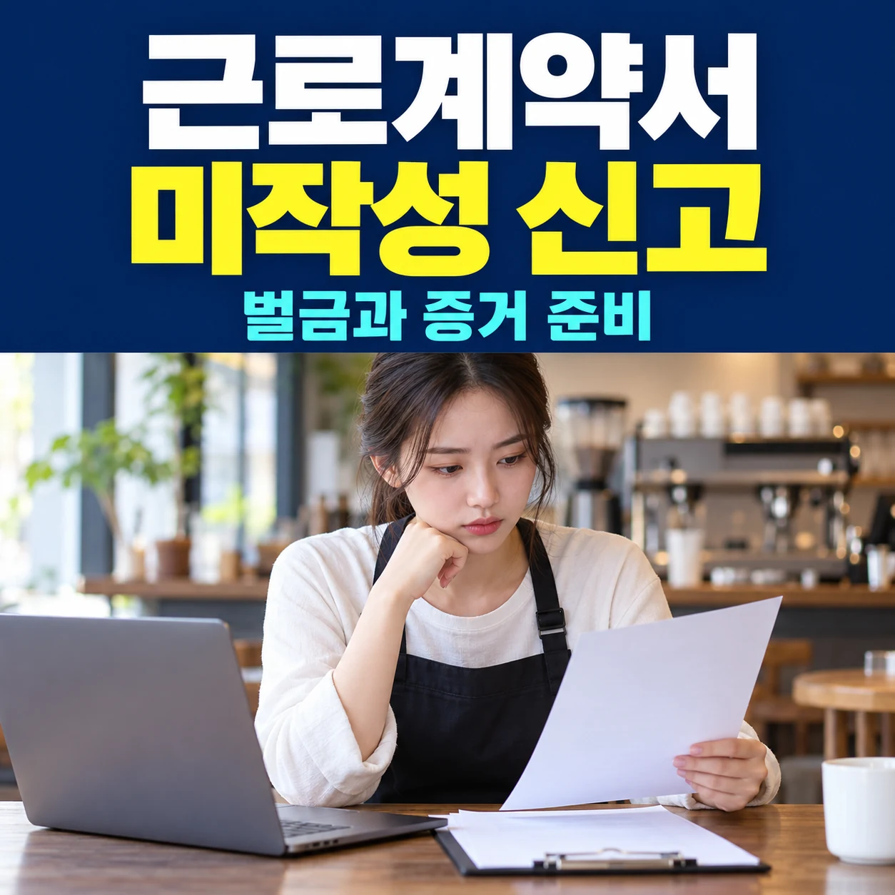 근로계약서 미작성 신고방법, 노동법 위반 벌금과 증거 준비