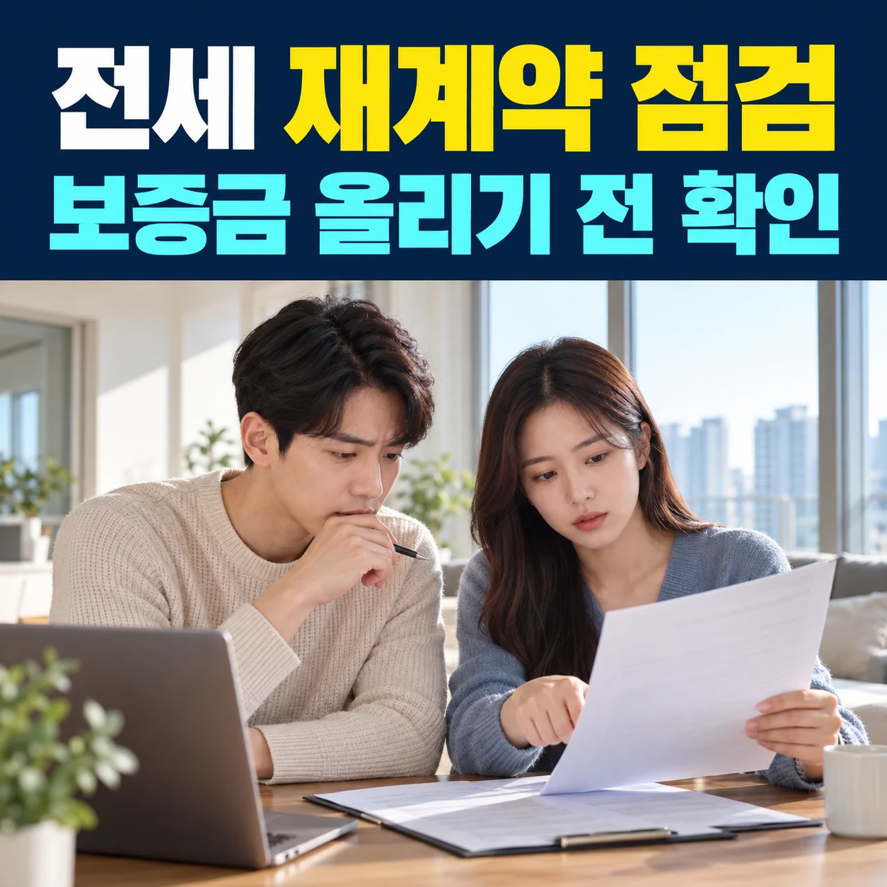 전세 재계약 보증금 증액, 확정일자와 보증보험 갱신 확인