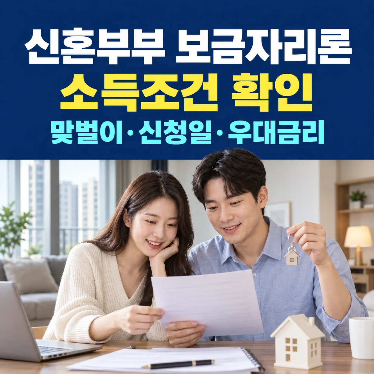 신혼부부 보금자리론 소득기준, 맞벌이 신청 자격 조건과 대출 한도 우대금리 확인