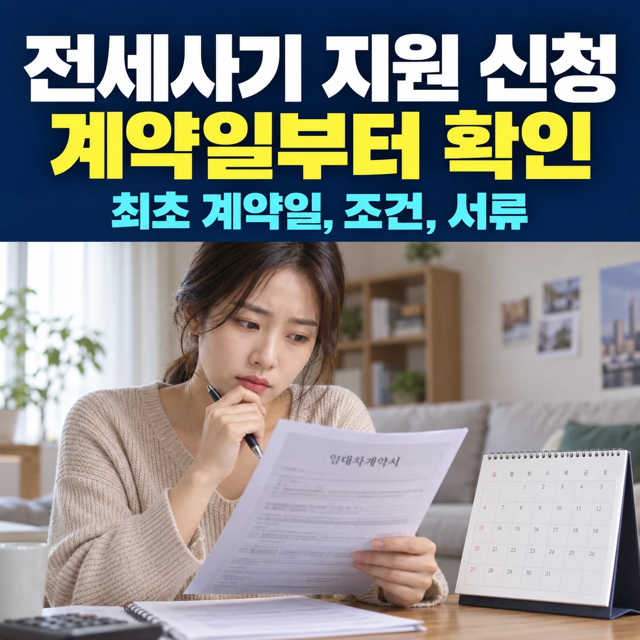 전세사기 피해자 지원 신청조건, 최초 계약일과 필요서류 확인